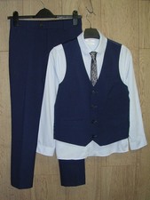 Next Boys Navy Suit Trousers