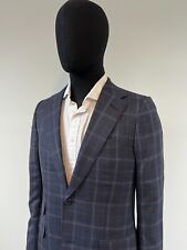 Stunning Dunhill Dual Check Belgravia Fit Wool & Silk Jacket BNWOT RRP £700