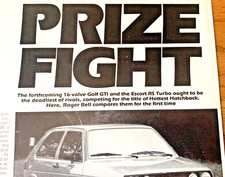 VW GOLF GTi 16v MK2 vs ESCORT