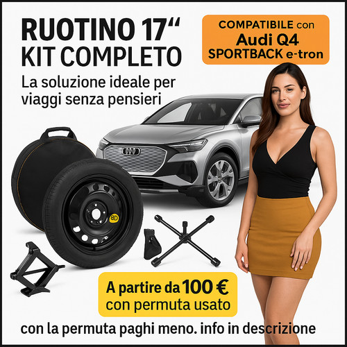 Audi sportback tron - e-tron, 17"