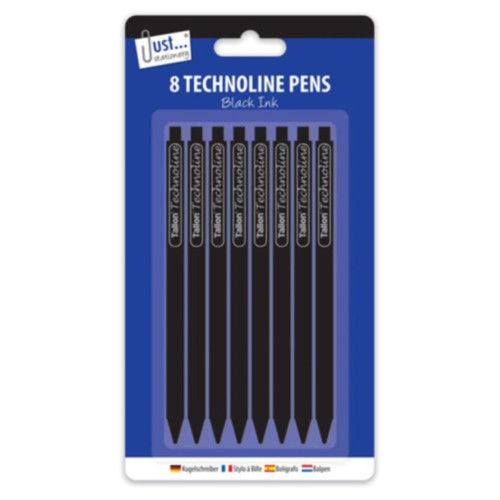 Pack technoline pens - 8,