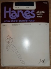 Vintage 1980s hanes pantyhose - 1980s,