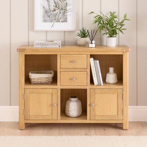 Bookcase marbury oak low - marbury,