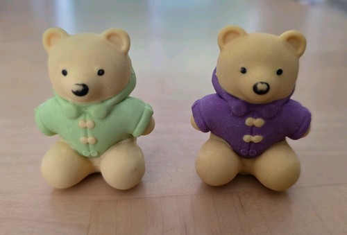Two teddy bear - teddy, pencil
