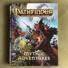 Pathfinder RPG MYTHIC ADVENTURES- Paizo Hardback - First Edition First Printing