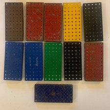 Eleven Vintage Meccano Panels