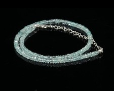 Blue Aquamarine Faceted