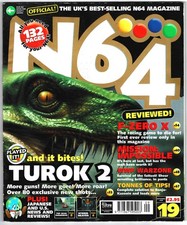 N64 magazine #19 September 1998 Nintendo 64 Turok 2 F-Zero X WWF - Combined P&P