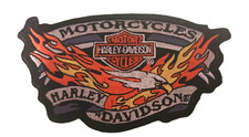 Harley Davidson eagle fire