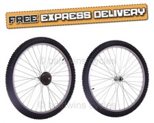 Pair mountain bike wheels - 26",