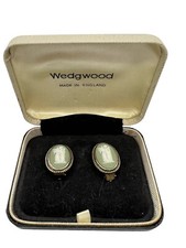 Vtg wedgwood green jasperware - wedgwood,