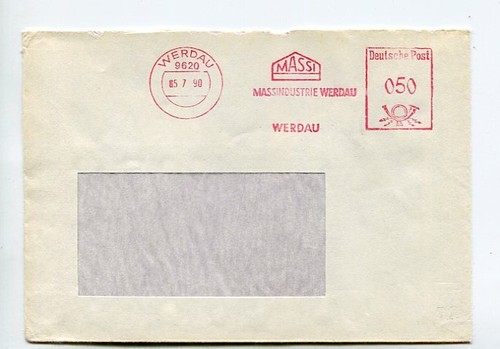Gdr letter pre paid stamp - letter, pre-paid