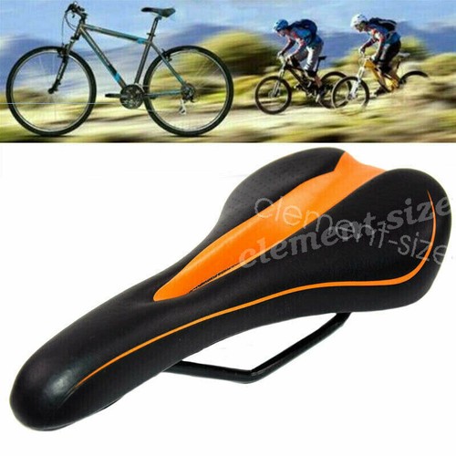 Mtb bike saddle orange - saddle,