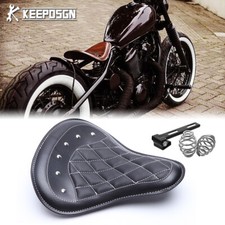 Leather Motorcycle Solo Seat