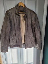 Mac Douglas Men's Distressed Leather Jacket Size Medium