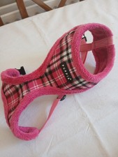 Fur Dog Harness Medium Pink