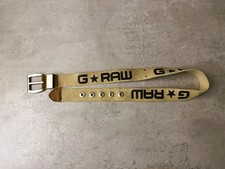 G Star Raw Vintage Men's Military Cotton  Belt Big Buckle