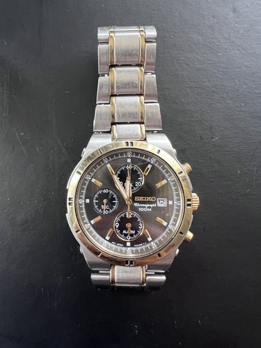 Seiko 7t92 chronograph men - 7t92, men’s