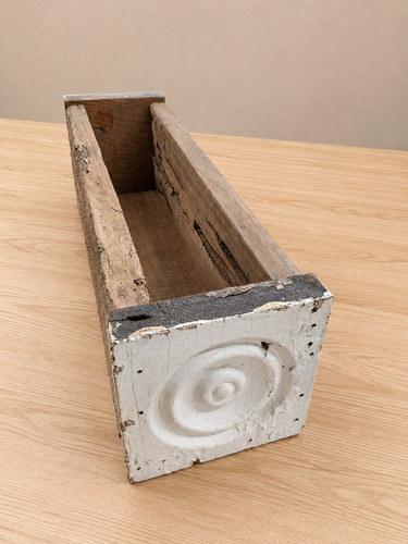 Primitive wooden dough box - dough,