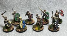 25mm 28mm 8 well painted Celt Gaul Gallic Warriors Saga Wargames Foundry Set 1