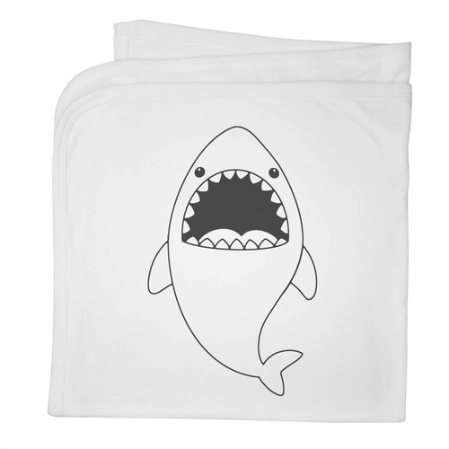 Cute shark baby blanket - 'cute,