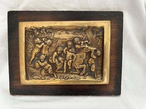 Vintage solid brass mounted - solid,