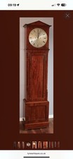Antique  MAHOGANY JEWELLED REGULATOR LONGCASE CLOCK
