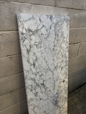 Gloss marble laminate effect kitchen worktop With Upstand