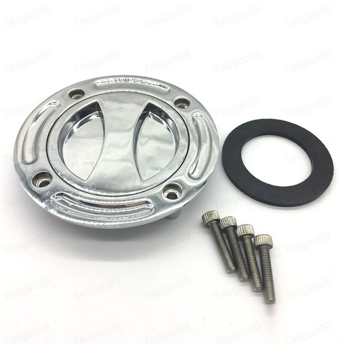 Chrome keyless fuel tank - fuel, gas