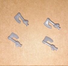 Warhammer Fantasy (AoS): Dwarf bits: Dwarf Throwing Axe in Hand - A