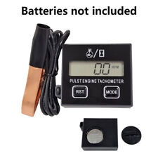 LCD Digital Engine Tachometer Chainsaw Mower Inductive Pulse Motor Tachometer UK