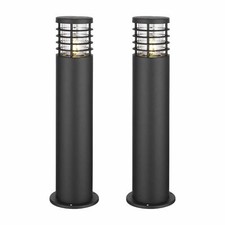 Set of 2 Modern Black 50cm