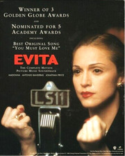 MADONNA - EVITA : US Promo