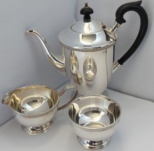 Art Deco Silver Plated 3 Piece