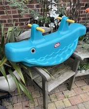 Little Tikes Blue Whale Rocker ~ Toddler Fun ~ COLLECTION ONLY ~ Used Big Toy