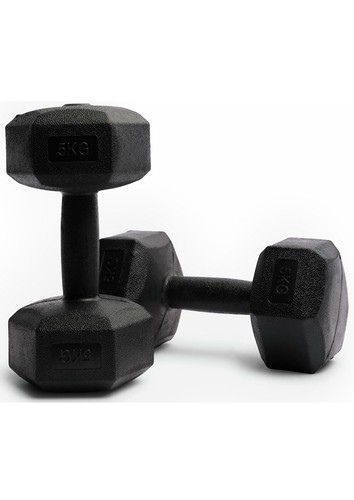 Northern plastic hex dumbbells - plastic,