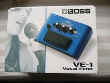 Boss VE-1 Vocal Echo Pedal with Reverb/Delay Effect and Box