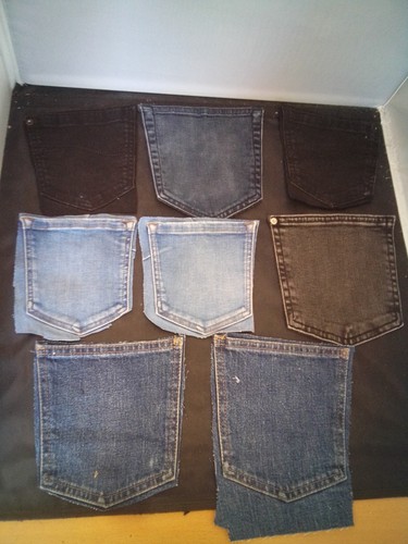 Denim jeans pockets complete - denim,