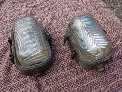 Vintage industrial bulkhead - vintage,