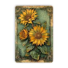 BEAUTIFUL SUNFLOWERS METAL