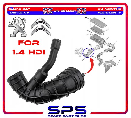 Air intake pipe - intake, turbo