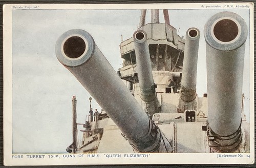 Ww1 hms queen elizabeth - ww1, fore