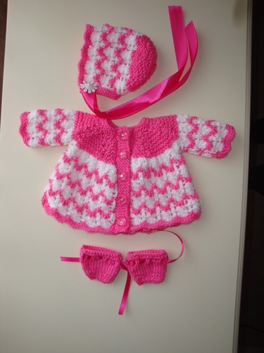Dolls hand knitted clothes - hand,