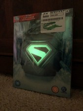 Superman 4k Uhd Blu Ray Steelbook Collector Etd New Sealed Hmv Excl Glow UpCover