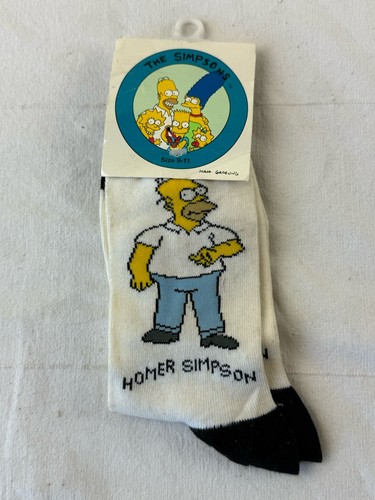 New vintage the simpsons socks - new,