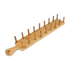Bamboo Taco Holder Vertical Burrito Stand Space Saving Taco Tray