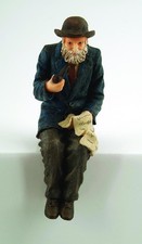Resin sitting grandfather - resin,