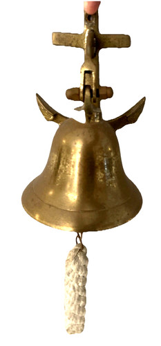 Brass ship bell vintage - brass,