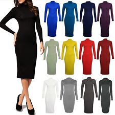 Womens Turtle Polo Neck Long