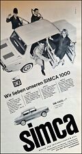 Simca 1000, Original